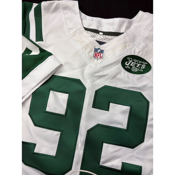 Nike Other - Nike Jets‎ #92 Williams NFL On Field Jersey Men's Size 44 Football White Green